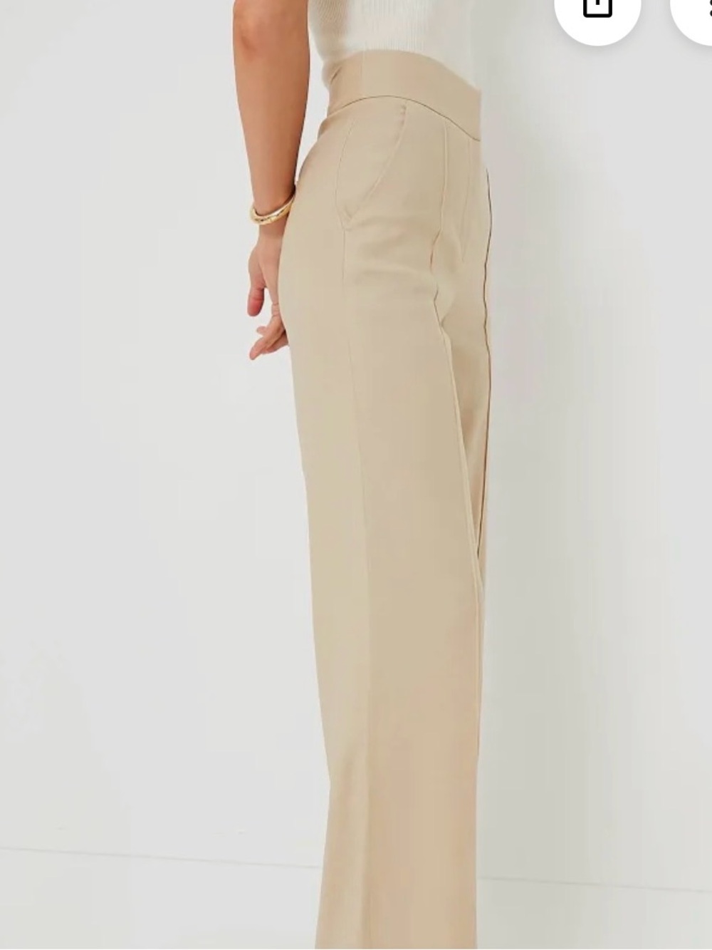 Nwt Veronica Beard Size 2 Cruz Wide-Leg Trousers